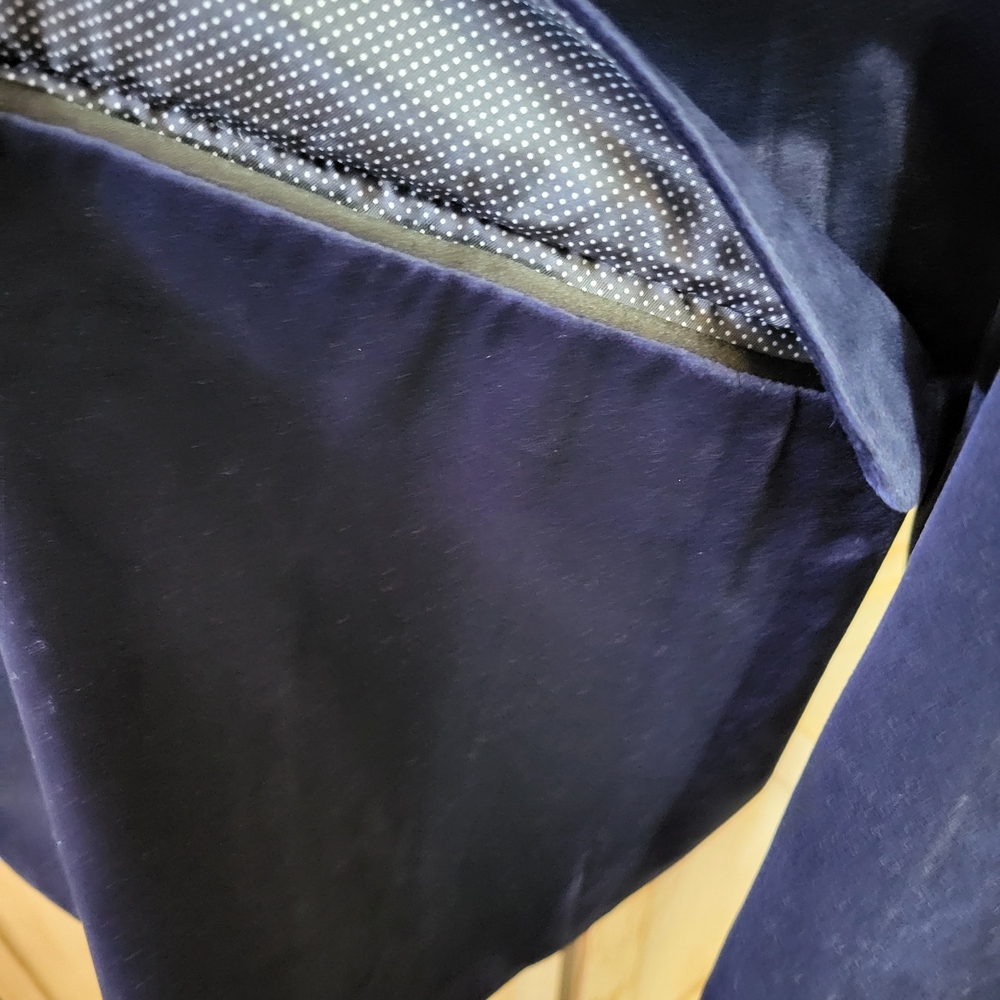 Black Label Velvet Sport Coat - Deep Navy - Picture 8 of 8